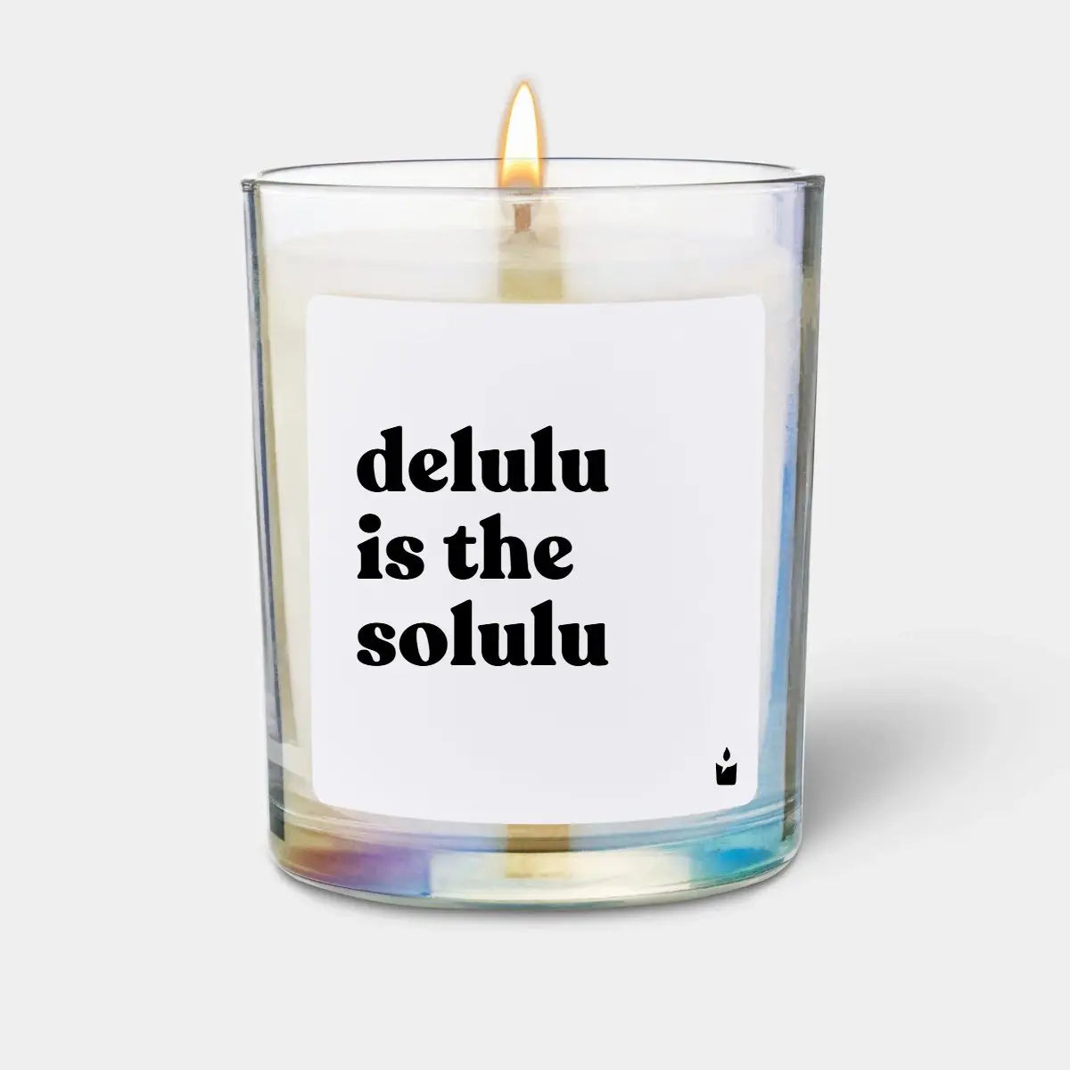 Duftkerze Rainbow Flowery delulu is the solulu von ChattyCandles