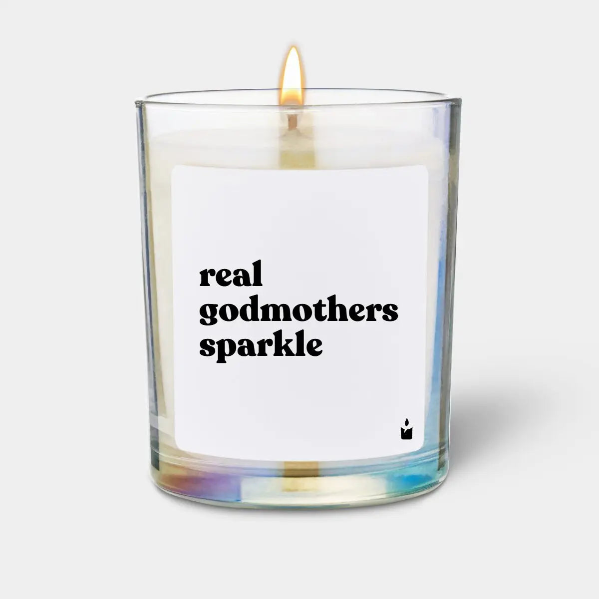 Duftkerze Rainbow Woody real godmothers sparkle von ChattyCandles