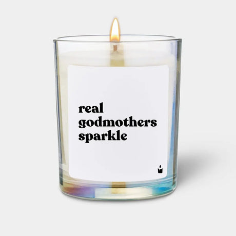 Duftkerze Rainbow Woody real godmothers sparkle von ChattyCandles