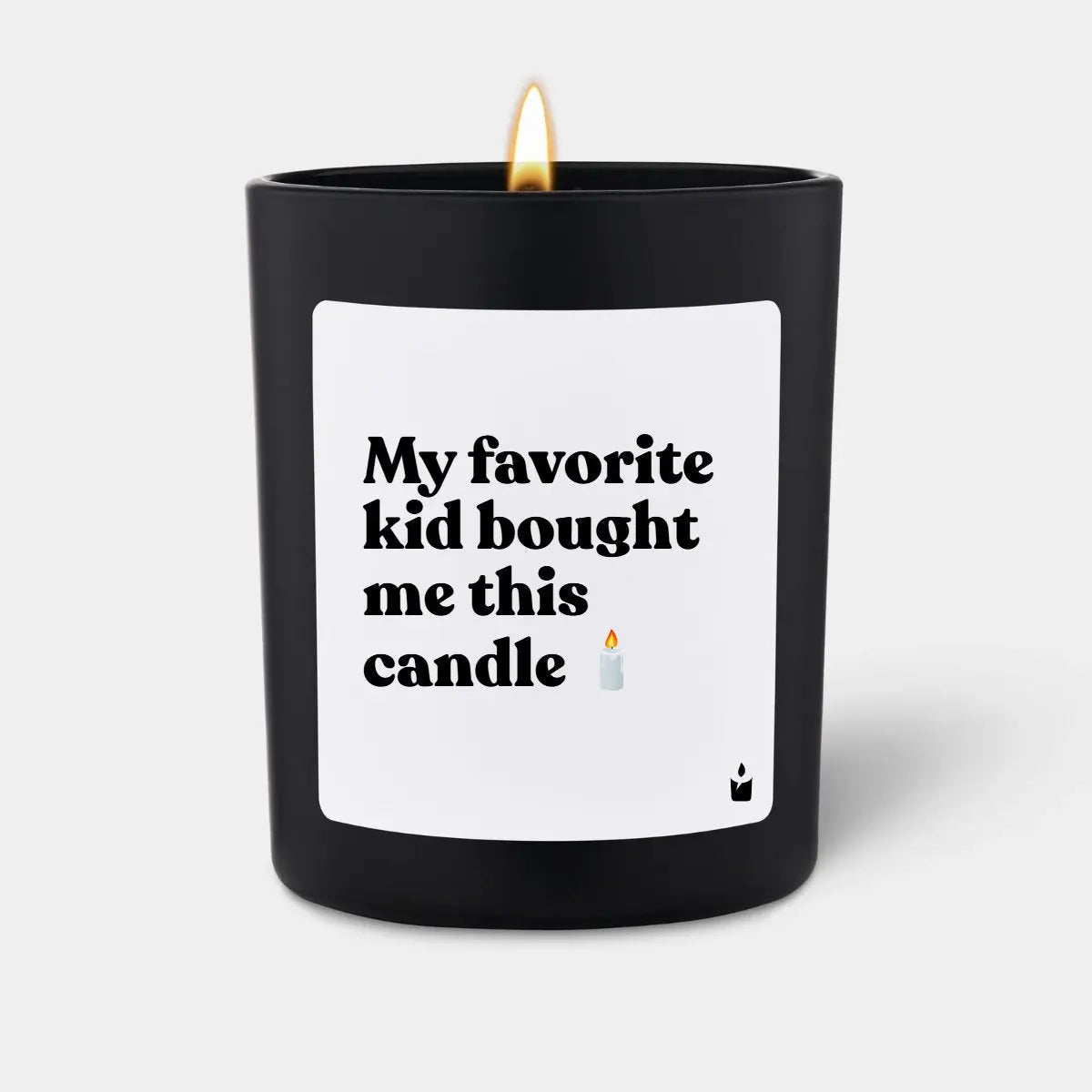 Duftkerze Schwarz Flowery My favorite kid bought me this candle von ChattyCandles