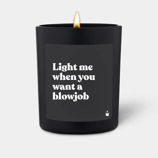 Duftkerze Flowery Light me when you want a blowjob von ChattyCandles