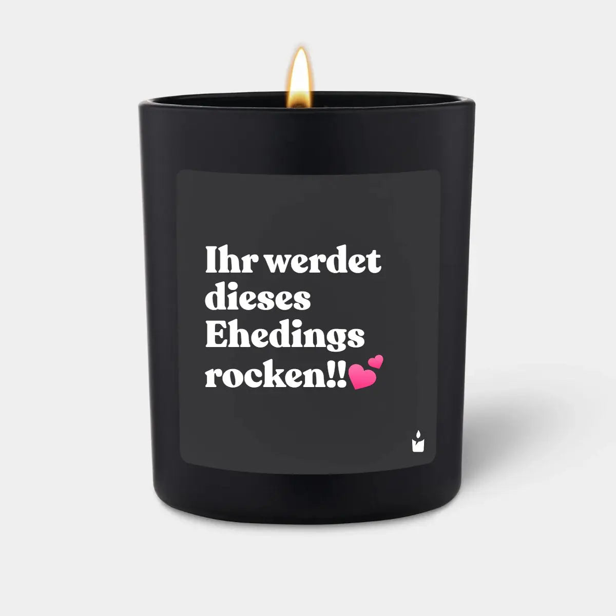 Duftkerze Schwarz Woody Ihr werdet dieses Ehedings rocken!! von ChattyCandles