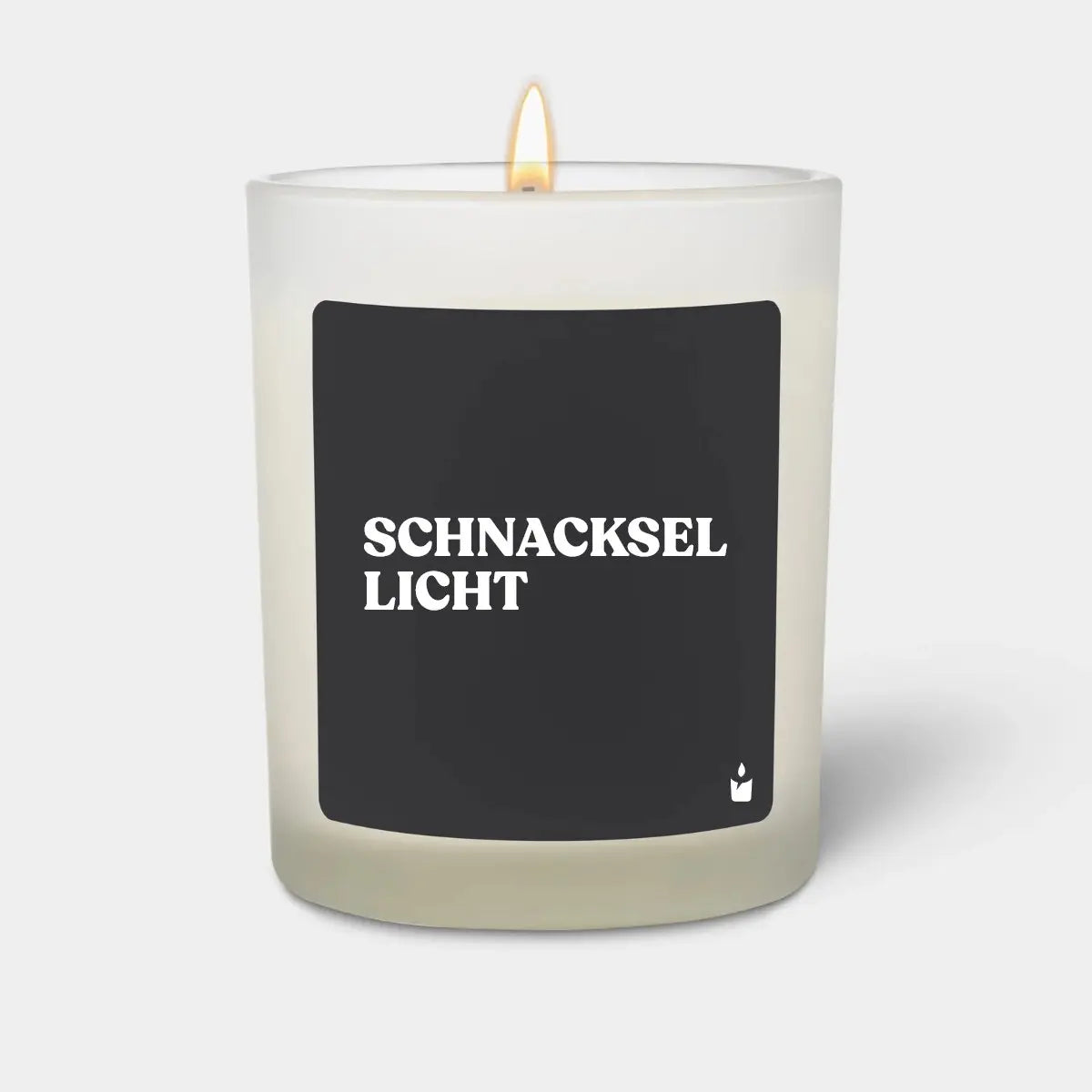 Duftkerze Weiss Flowery Schnacksellicht von ChattyCandles