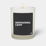 Duftkerze Weiss Flowery Schnacksellicht von ChattyCandles