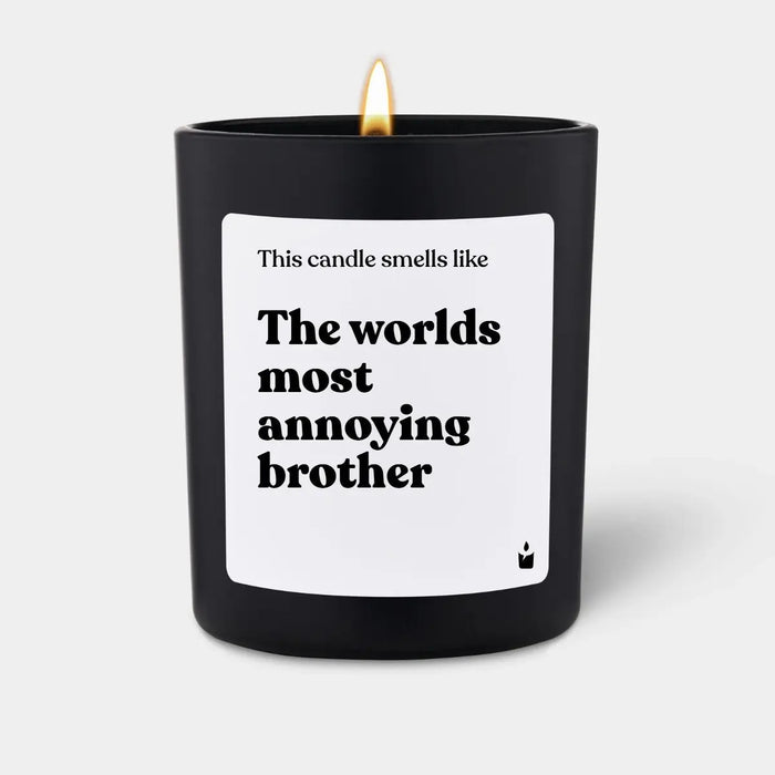 Duftkerze Flowery The worlds most annoying brother von ChattyCandles