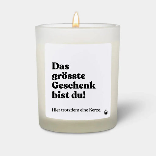 Duftkerze Flowery Das grösste Geschenk bist du! von ChattyCandles