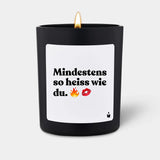 Duftkerze Schwarz Woody Mindestens so heiss wie du. von ChattyCandles