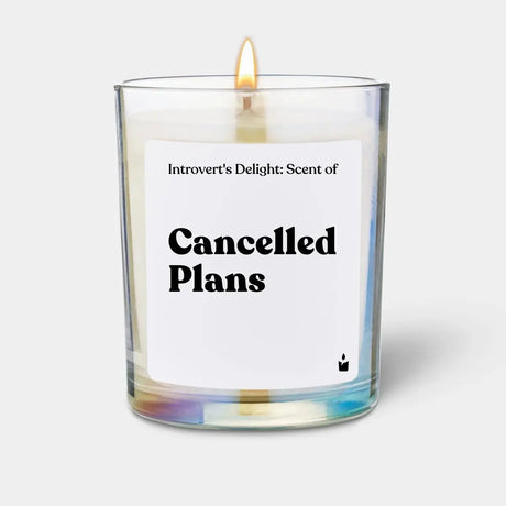 Duftkerze Rainbow Woody Introvert's Delight: Scent of Cancelled Plans von ChattyCandles