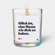 Duftkerze Rainbow Woody Glück ist, eine Mama wie dich zu haben. von ChattyCandles