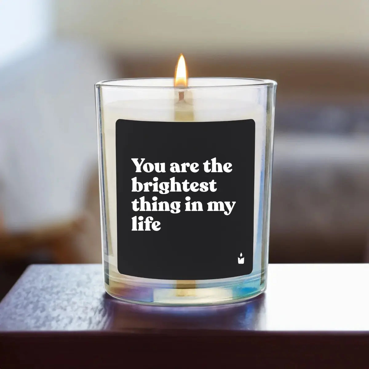 Duftkerze Rainbow Flowery You are the brightest thing in my life von ChattyCandles