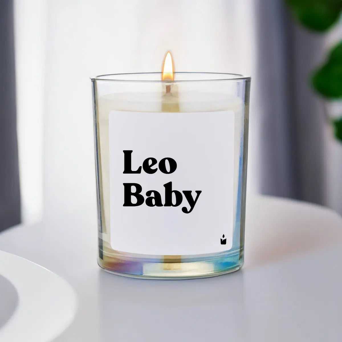 Duftkerze Rainbow Woody Leo Baby von ChattyCandles