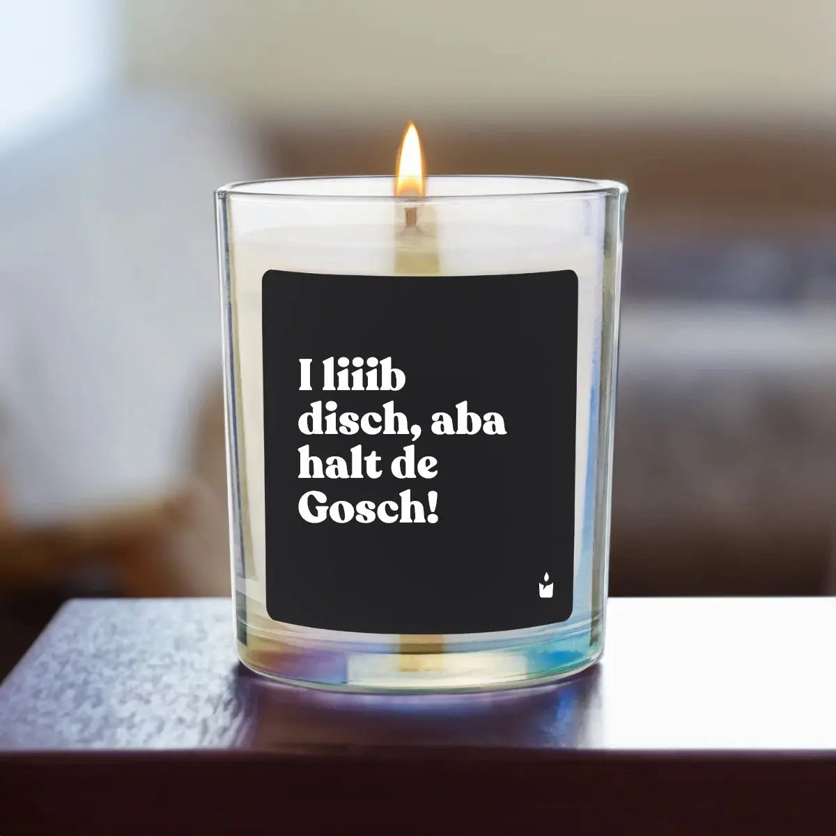Duftkerze Rainbow Woody I liiib disch, aba halt de Gosch! von ChattyCandles