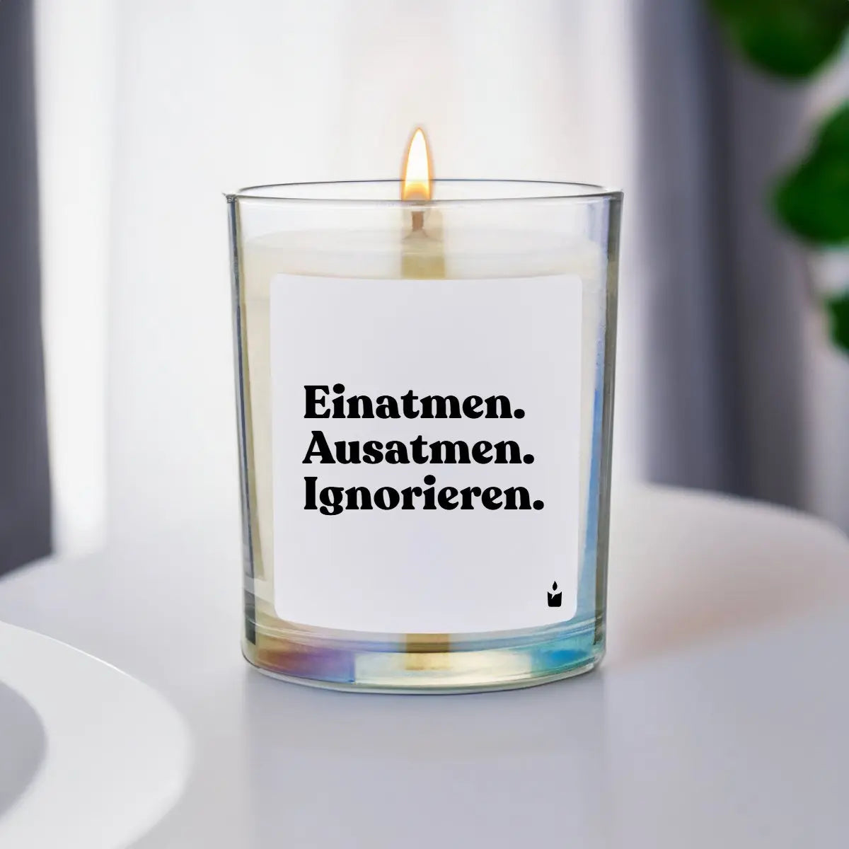 Duftkerze Rainbow Flowery Einatmen. Ausatmen. Ignorieren. von ChattyCandles