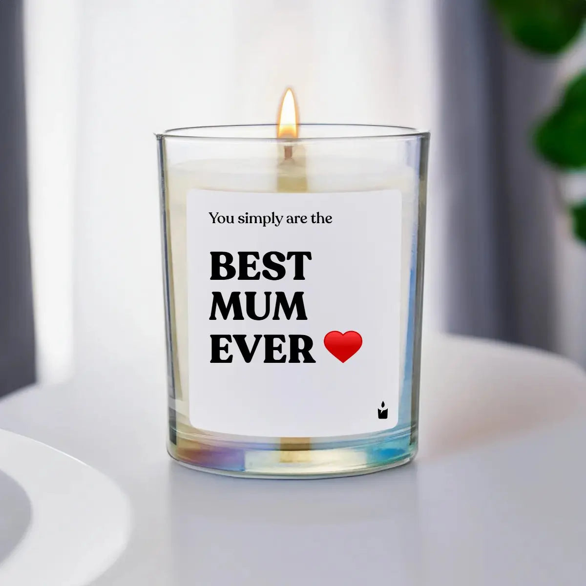 Duftkerze Rainbow Flowery You simply are the best mum ever von ChattyCandles