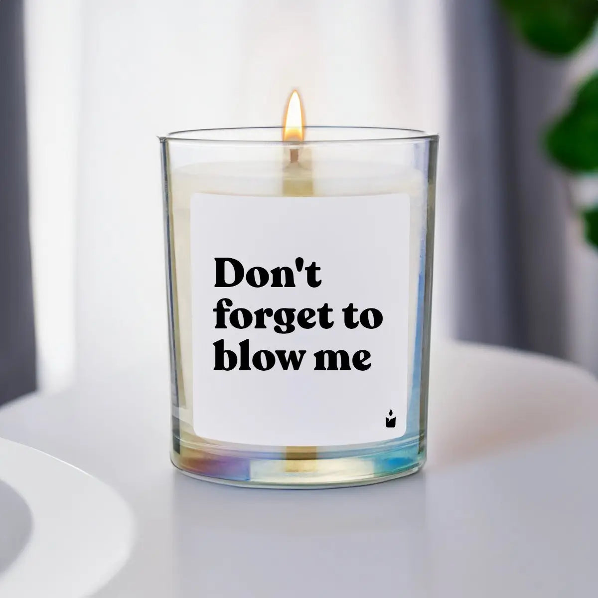 Duftkerze Rainbow Woody Don't forget to blow me von ChattyCandles