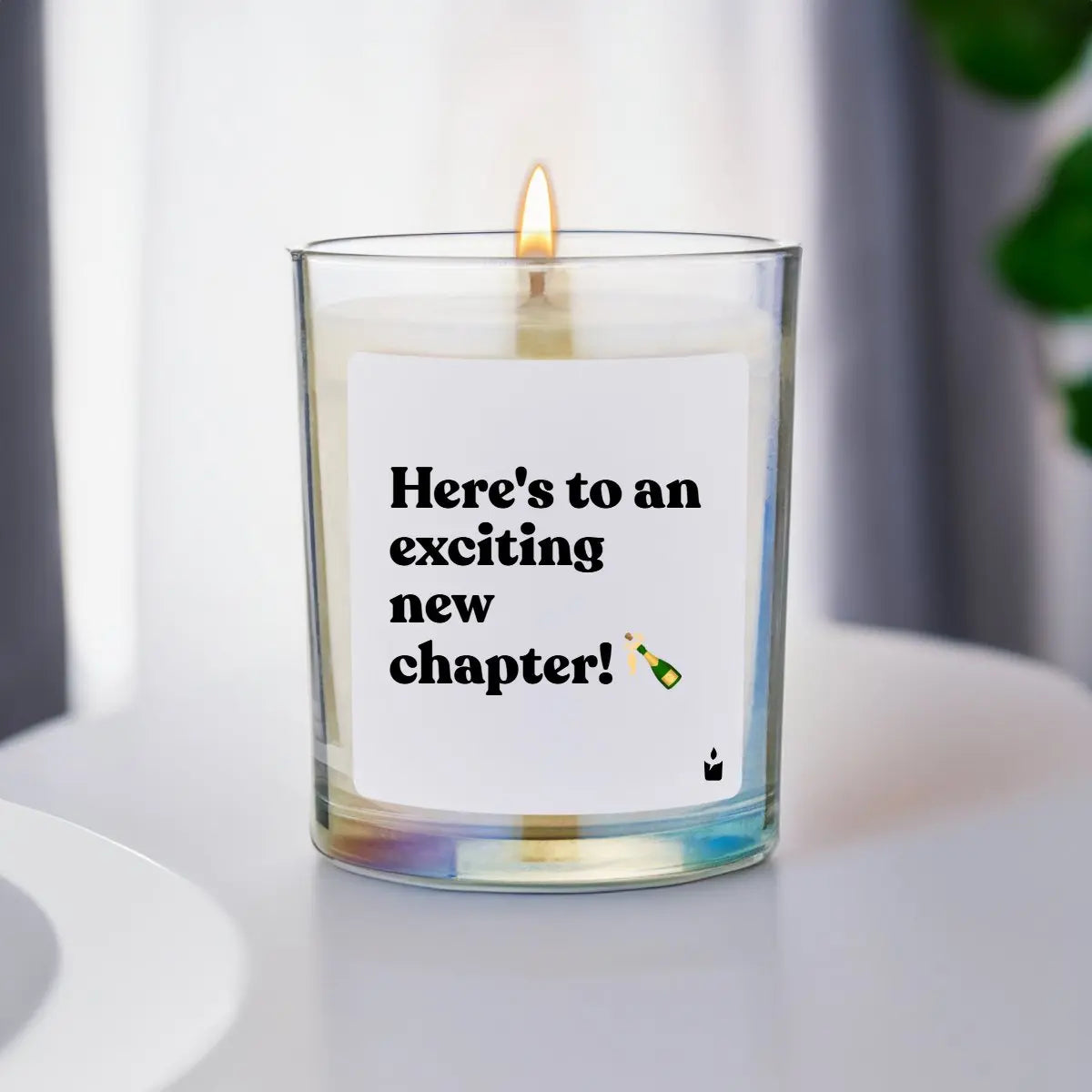 Duftkerze Rainbow Flowery Here's to an exciting new chapter! von ChattyCandles