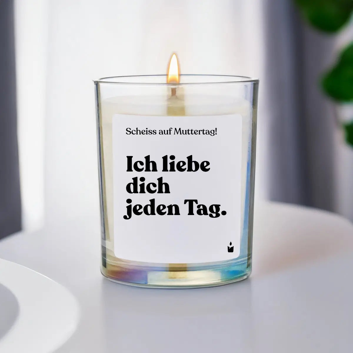 Duftkerze Rainbow Flowery Ich liebe dich jeden Tag. von ChattyCandles