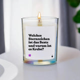 Duftkerze Rainbow Woody Welches Sternzeichen ist das Beste und warum ist es Krebs? von ChattyCandles