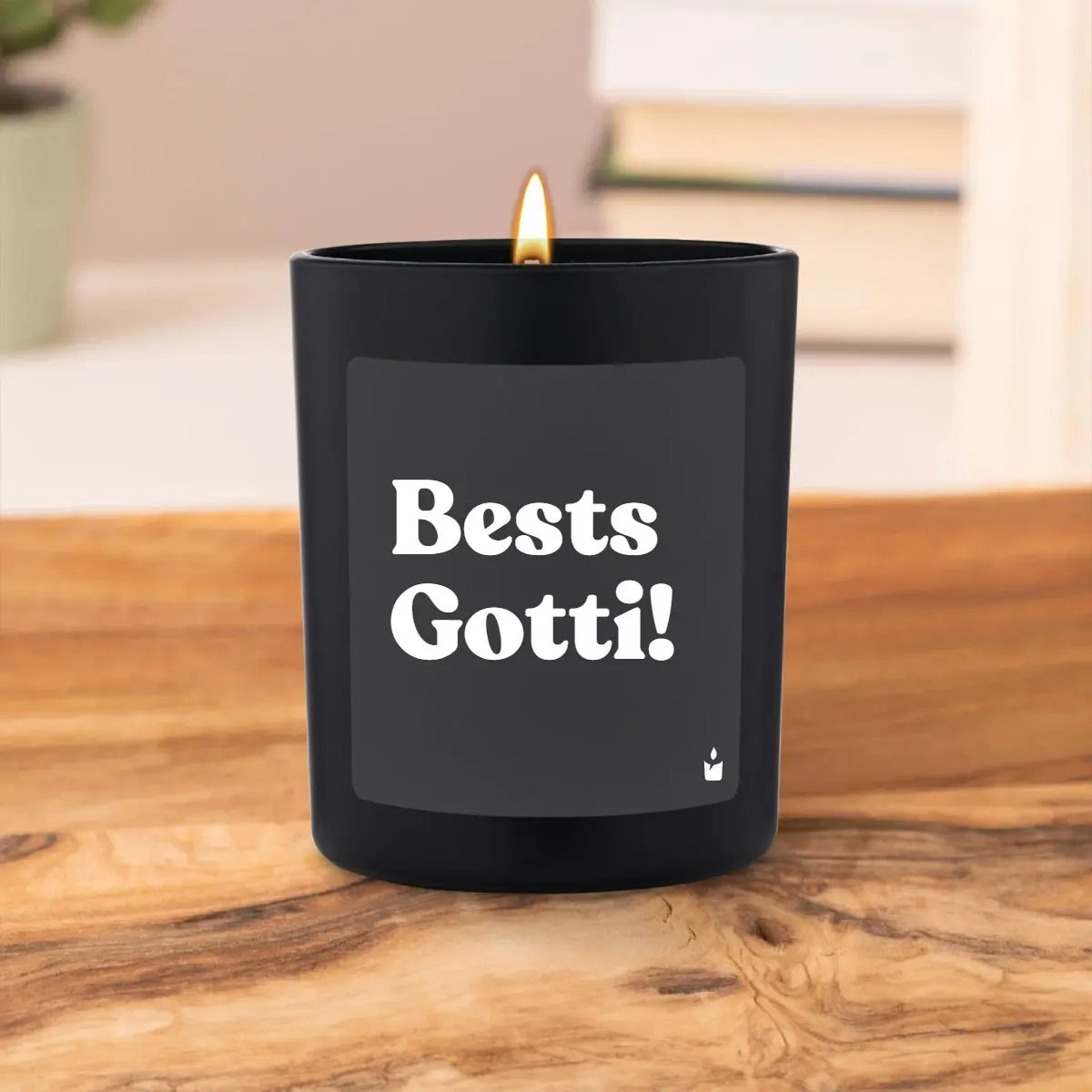 Duftkerze Schwarz Woody Bests Gotti! von ChattyCandles