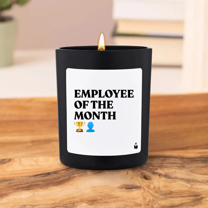 Duftkerze Woody Employee of the month von ChattyCandles