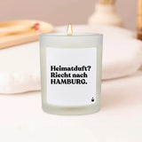 Duftkerze Weiss Flowery Heimatduft? Riecht nach Hamburg. von ChattyCandles