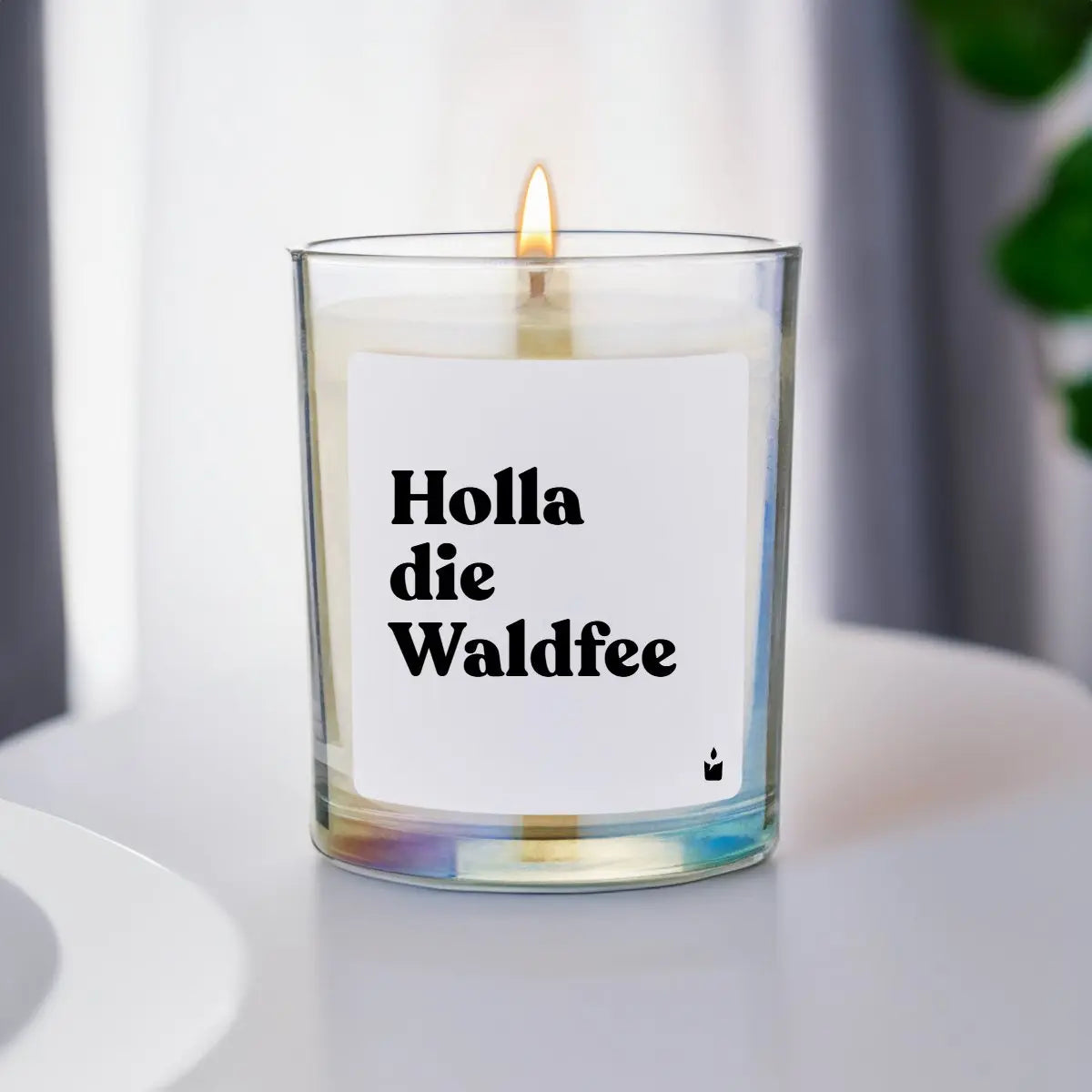 Duftkerze Rainbow Woody Holla die Waldfee von ChattyCandles