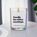 Duftkerze Flowery Candle for office meetings. It could've been an e-mail. von ChattyCandles