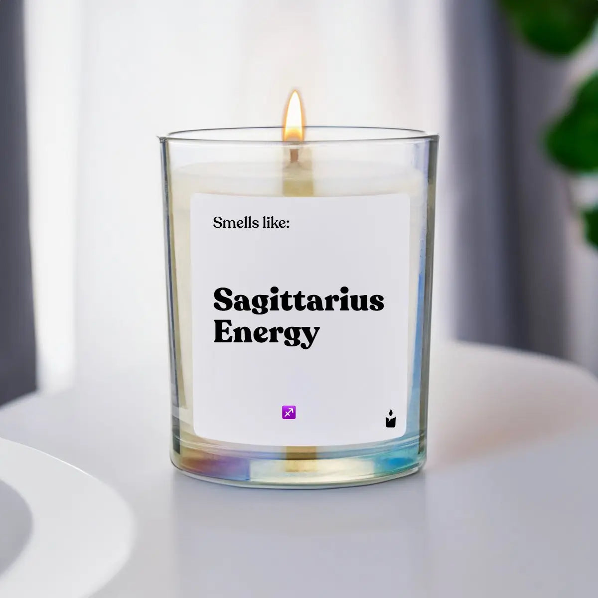 Duftkerze Rainbow Flowery Smells like: Sagittarius Energy von ChattyCandles