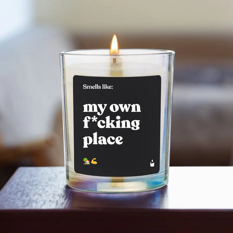 Duftkerze Rainbow Woody Smells like: my own f*cking place von ChattyCandles