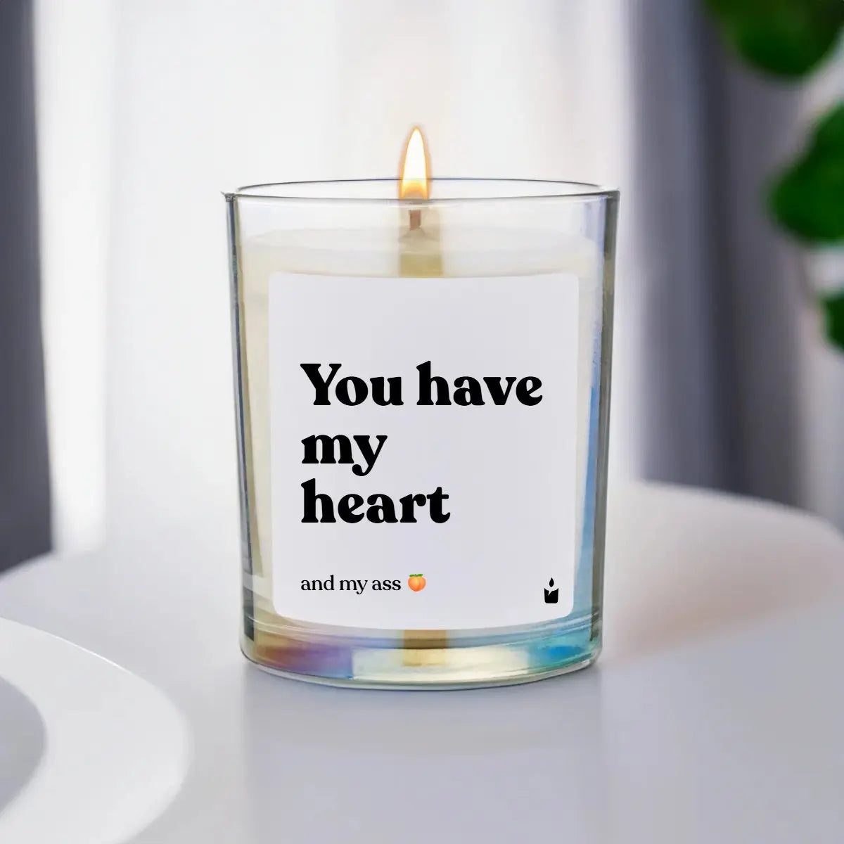 Duftkerze Rainbow Woody You have my heart and my ass von ChattyCandles