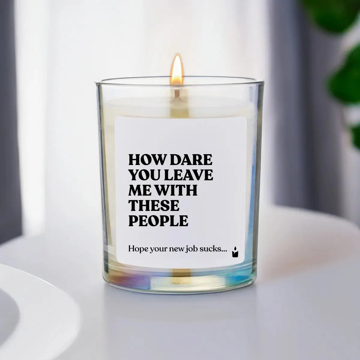 Duftkerze Rainbow Woody How dare you leave me with these people von ChattyCandles