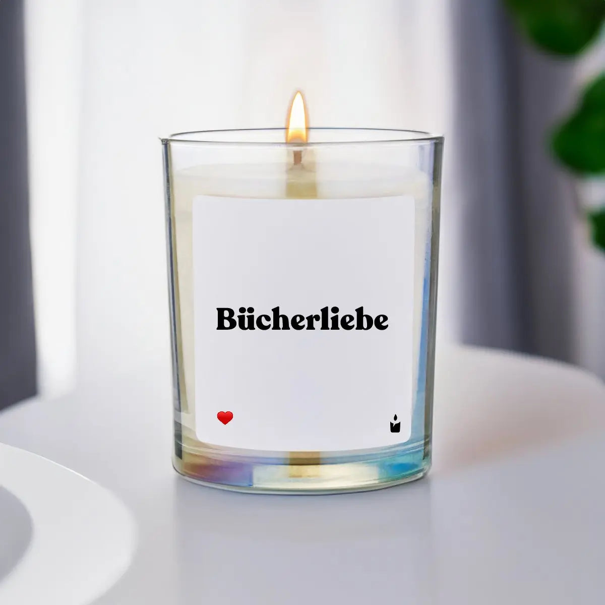Duftkerze Rainbow Woody Bücherliebe von ChattyCandles
