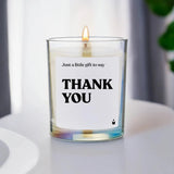 Duftkerze Rainbow Woody Just a little gift to say thank you von ChattyCandles