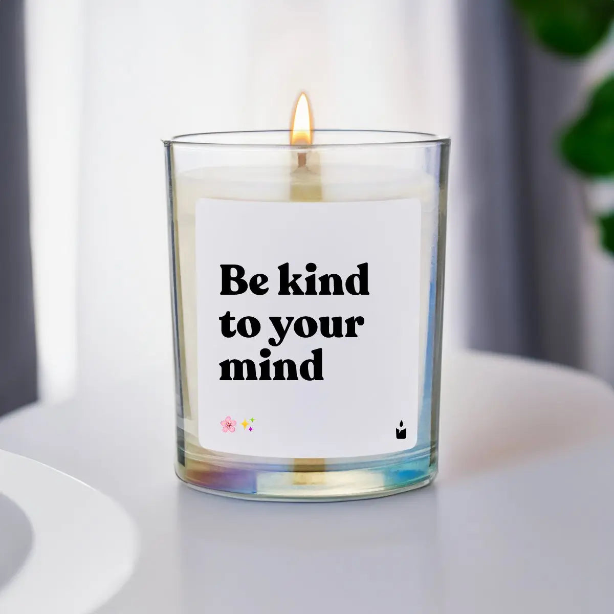 Duftkerze Rainbow Woody Be kind to your mind von guteszeug.ch