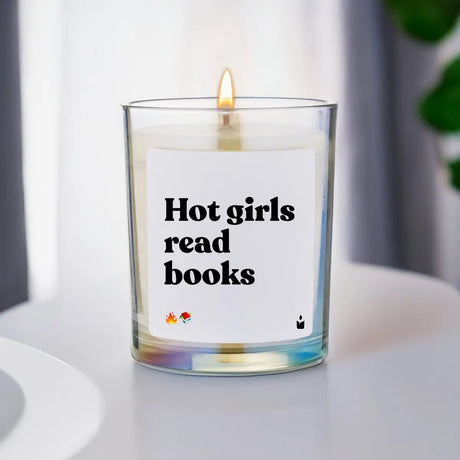 Duftkerze Rainbow Flowery Hot girls read books von ChattyCandles