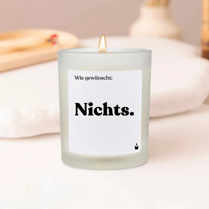 Duftkerze Flowery Wie gewünscht: Nichts. von ChattyCandles