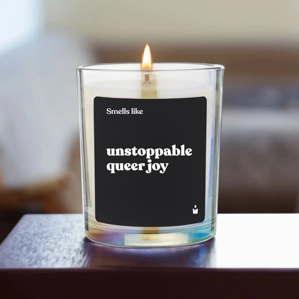 Duftkerze Rainbow Flowery Smells like unstoppable queer joy von ChattyCandles