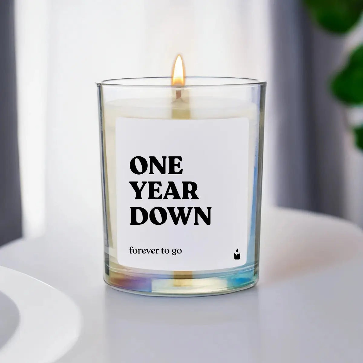 Duftkerze Rainbow Woody One year down, forever to go von ChattyCandles