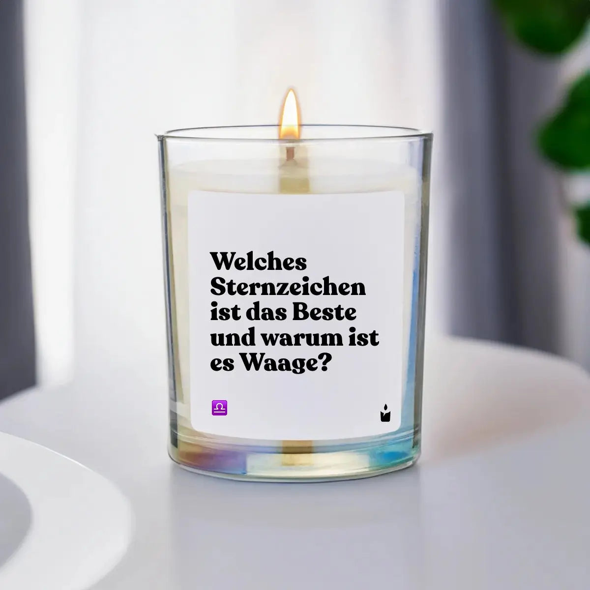 Duftkerze Rainbow Flowery Welches Sternzeichen ist das Beste und warum ist es Waage? von ChattyCandles