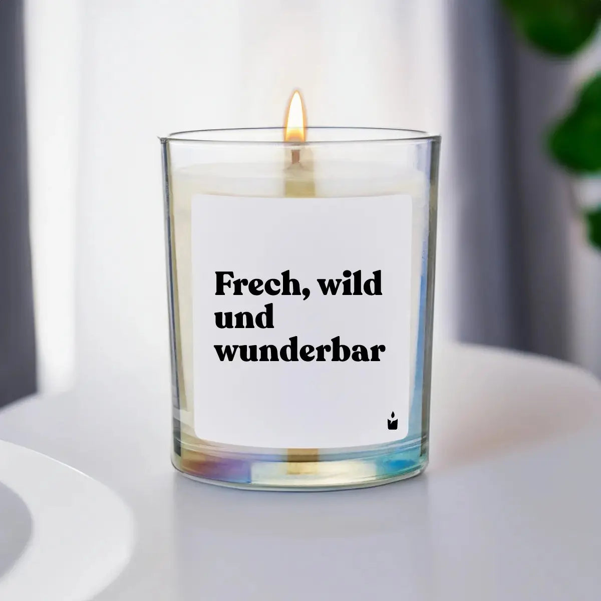 Duftkerze Rainbow Woody Frech, wild und wunderbar von ChattyCandles