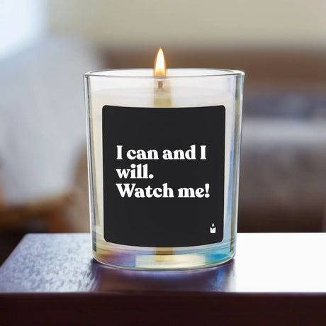 Duftkerze Rainbow Woody I can and I will. Watch me! von ChattyCandles