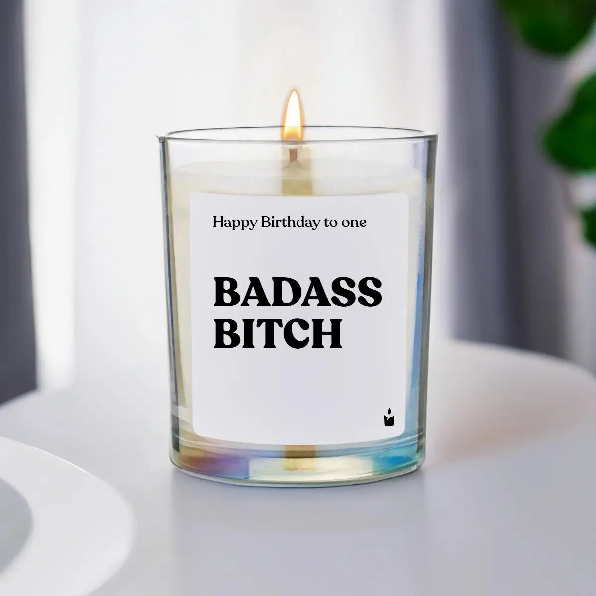 Duftkerze Rainbow Woody Happy Birthday to one badass bitch von ChattyCandles