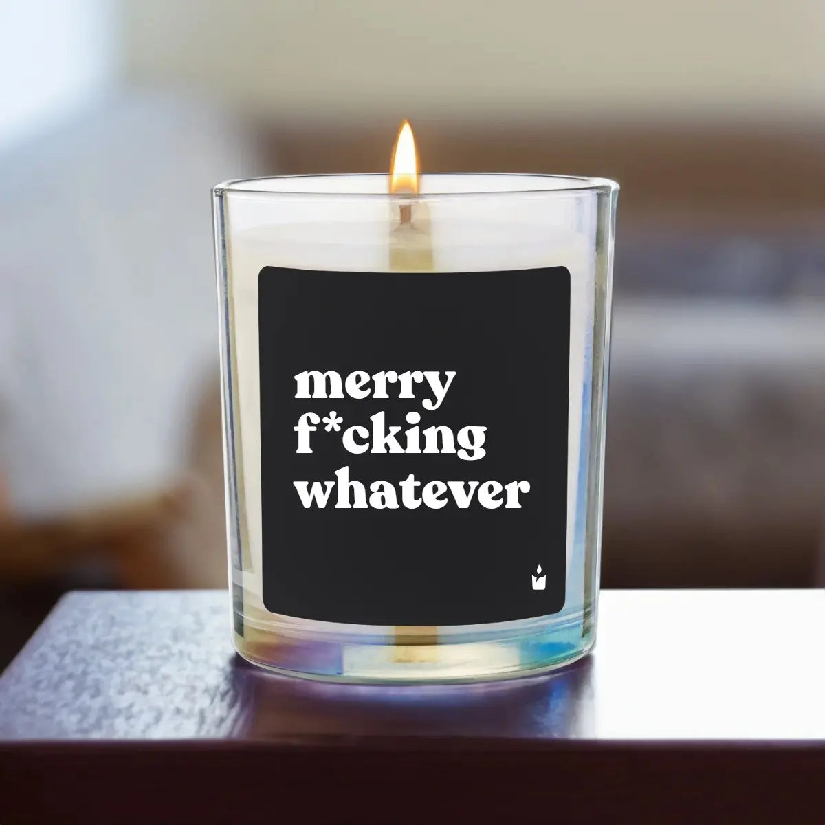 Duftkerze Rainbow Woody merry f*cking whatever von ChattyCandles