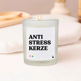 Duftkerze Weiss Woody Anti Stress Kerze von ChattyCandles