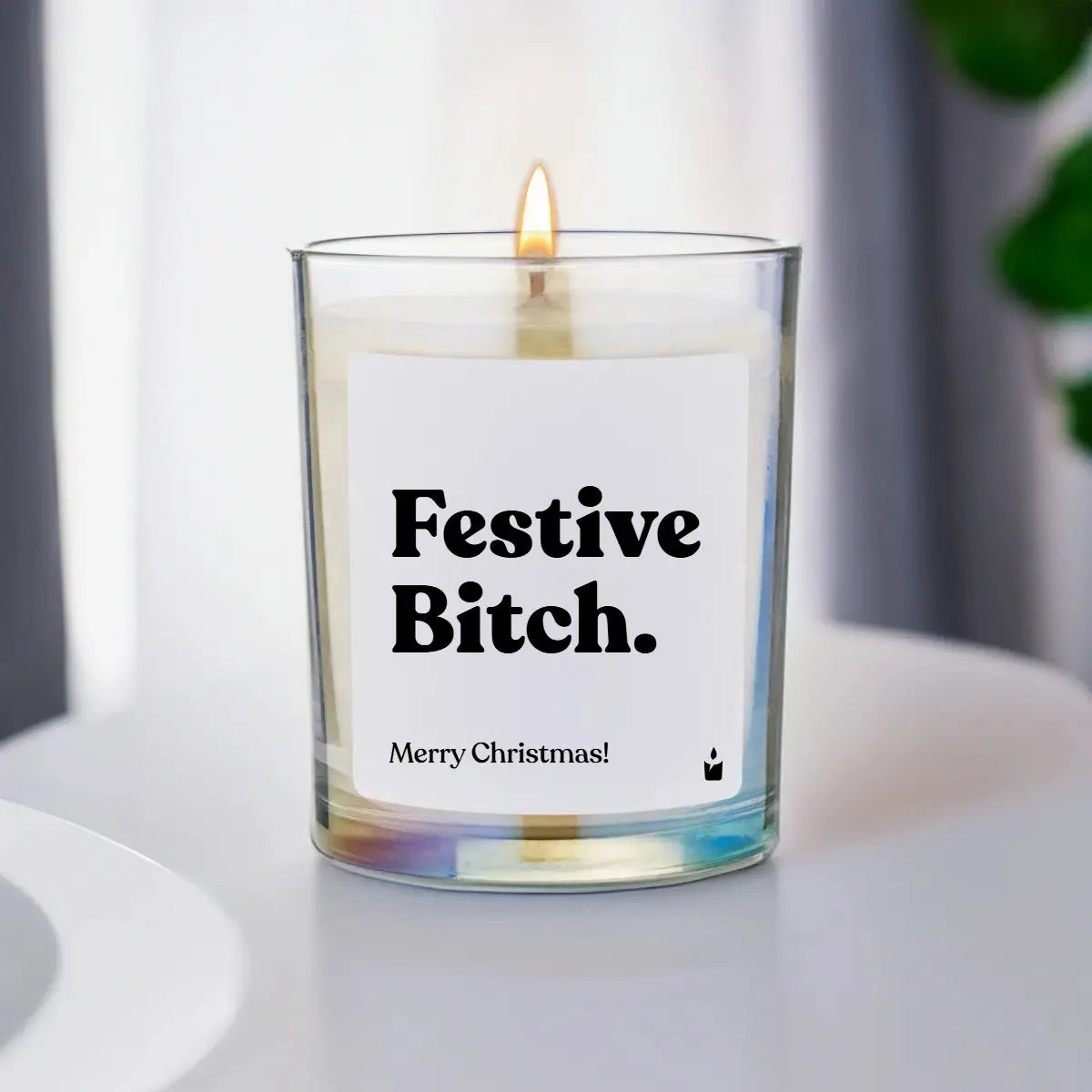 Duftkerze Rainbow Flowery Festive Bitch. von ChattyCandles