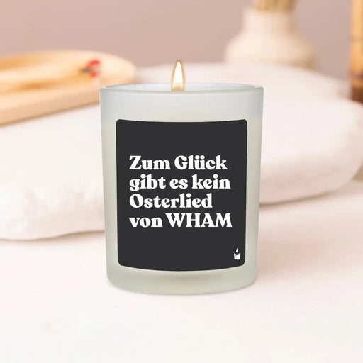 Duftkerze Flowery Zum Glück gibt es kein Osterlied von WHAM von ChattyCandles