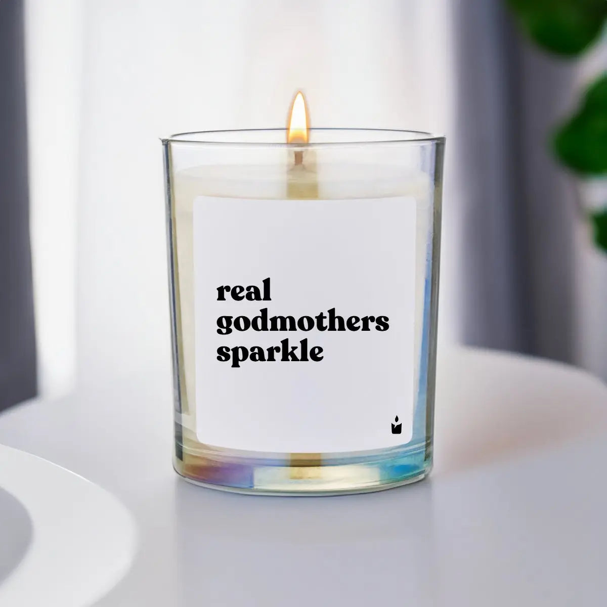 Duftkerze Rainbow Woody real godmothers sparkle von ChattyCandles