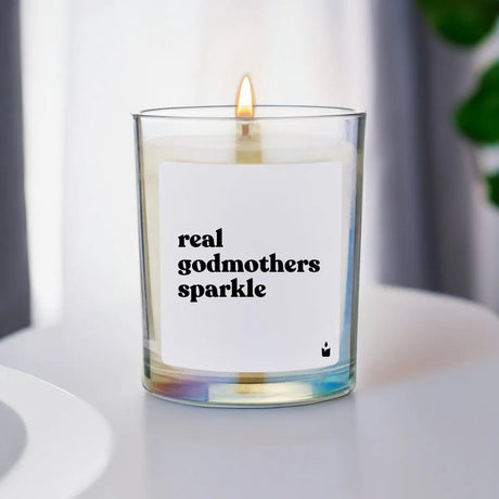 Duftkerze Rainbow Woody real godmothers sparkle von ChattyCandles