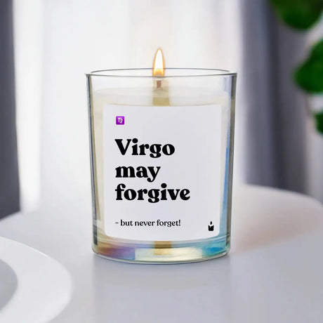 Duftkerze Rainbow Woody Virgo may forgive - but never forget! von ChattyCandles