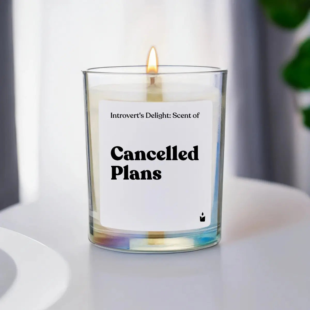 Duftkerze Rainbow Woody Introvert's Delight: Scent of Cancelled Plans von ChattyCandles